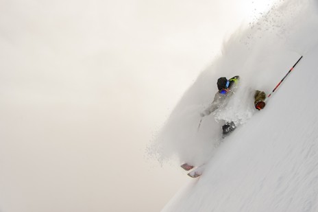 Warm up with lower-angle runs then advance to steeper terrain